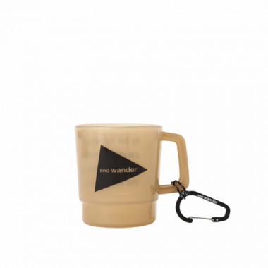Goods Taza AND WANDER Logo PP Beige