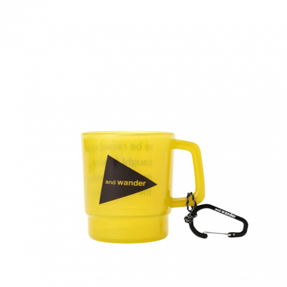 Goods Taza AND WANDER Logo PP Yellow