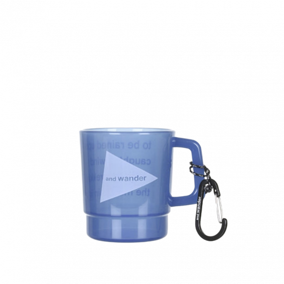 Goods Taza AND WANDER Logo PP Blue