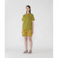 Bermudas AND WANDER X Gramicci Brushed Nylon Shorts Yellow