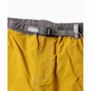 Bermudas AND WANDER X Gramicci Brushed Nylon Shorts Yellow