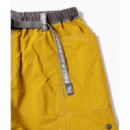 Bermudas AND WANDER X Gramicci Brushed Nylon Shorts Yellow