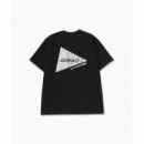 Camisetas Hombre Camiseta AND WANDER x GRAMICCI Backprint S/S Black