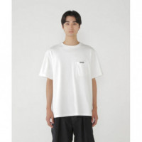 Camisetas Hombre Camiseta AND WANDER X Gramicci Backprint S/s White