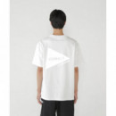 Camisetas Hombre Camiseta AND WANDER x GRAMICCI Backprint S/S White