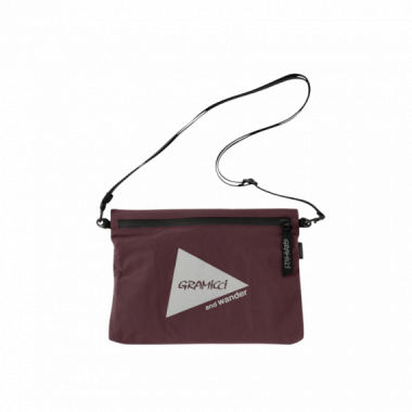 Mochilas Sacoche AND WANDER x GRAMICCI Nylon Bordeaux