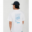 Camisetas Hombre Camiseta WE ARE NOT FRIENDS Jimbocho White