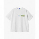 Camisetas Hombre Camiseta WE ARE NOT FRIENDS Embrace Friends Boxy White