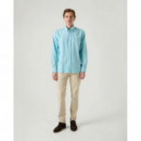 SCOTTA 1985 Camisas Camisa Scotta Oxford Turquesa