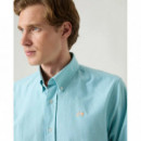 SCOTTA 1985 Camisas Camisa Scotta Oxford Turquesa