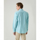 SCOTTA 1985 Camisas Camisa Scotta Oxford Turquesa