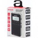 AIWA Radio Portatil Digital AM/FM RSD-45BK Funcion Sleep Con Auricular Y Pilas Negra