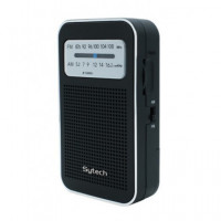 SYTECH Radio de Bolsillo Analogica Am/fm SY-1665 Negra