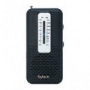 SYTECH Radio de Bolsillo Analogica AM/FM SY-1674 Negra