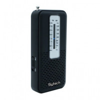 SYTECH Radio de Bolsillo Analogica Am/fm SY-1674 Negra