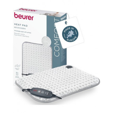 BEURER Almohadilla Electrica HK 43 HEAT PAD COMFORT 3 Temperaturas 44X33cm Lavable