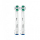 BRAUN Oral-b Repuesto Cepillo Pack de 2 Easy Clean