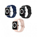 SAMI Reloj Smartwatch XS FIT WS-2376 Rosa Oro