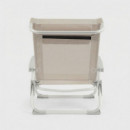 Silla Reclinable Solium Beige Aluminio Plegable Terrazza Collection®  TERRAZZA COLLECTION