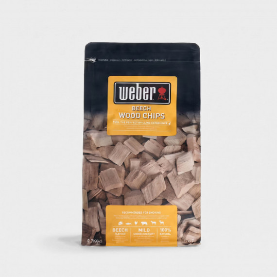 Astillas de Madera de Haya 0,7 kg Chips para Ahumado BBQ Weber®