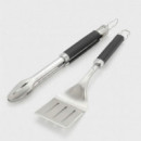 Juego de pinzas y espátula Precisión Weber®