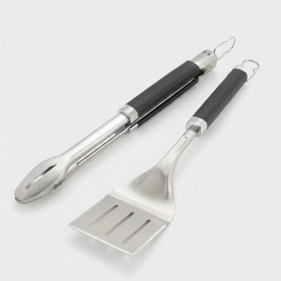 Juego de pinzas y espátula Precisión Weber®