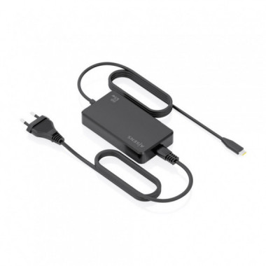 Cargador de Sobremesa PD3.0 1xUSB-C 1.8M, Negro USB Tipo-C 65W
