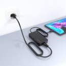 Cargador de Sobremesa PD3.0 1xUSB-C 1.8M, Negro USB Tipo-C 65W