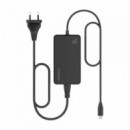 Cargador de Sobremesa PD3.0 1xUSB-C 1.8M, Negro USB Tipo-C 65W