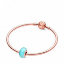 Charm de Cristal de Murano Azul Mate 789420C00  PANDORA