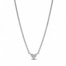 Collar Corazón Triple Gema 393014C01  PANDORA