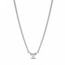 Collar Corazón Triple Gema 393014C01  PANDORA