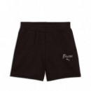 Shorts de Talle Alto Essentials Script 5"  PUMA
