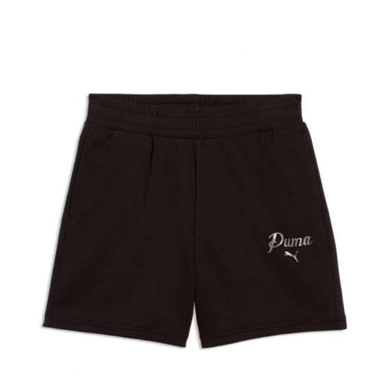 Shorts de Talle Alto Essentials Script 5"  PUMA
