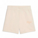 Shorts de Talle Alto Essentials Script 5"  PUMA