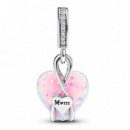 Charm Colgante Corazón Opalescente Mamá 793202C01  PANDORA