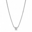 Collar Corazón Triple Gema 393014C01  PANDORA