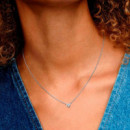 Collar Corazón Triple Gema 393014C01  PANDORA