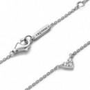 Collar Corazón Triple Gema 393014C01  PANDORA