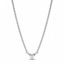 Collar Corazón Triple Gema 393014C01  PANDORA