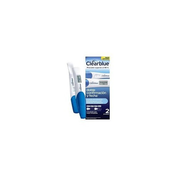Test de Embarazo Ultratemprana + Test de Embarazo con Indicador de Semanas Clearblue 2 Unidades Pack  PROCTER & GAMBLE