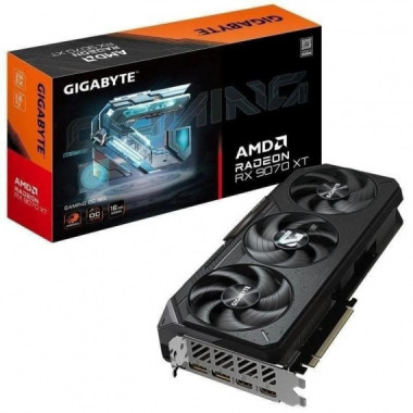 Tarjeta de Video Gigabyte Radeon RX 9070 XT GAMING OC 16GB GDDR6 PCIe 5.0