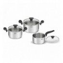 Batería de Cocina TEFAL E308S674 de 6 Piezas