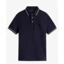 TOMMY HILFIGER - Tipped Slim Fit Polo - DW5 - F|MW0MW37346/DW5