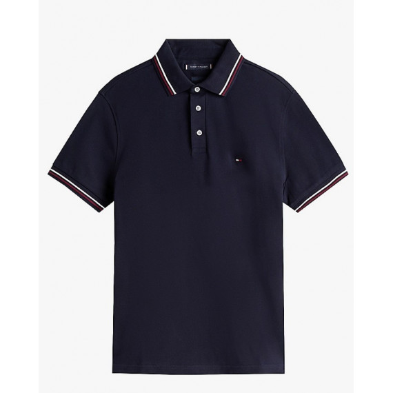 TOMMY HILFIGER - Tipped Slim Fit Polo - DW5 - F|MW0MW37346/DW5