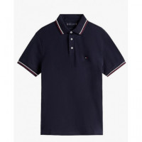 TOMMY HILFIGER - Tipped Slim Fit Polo - DW5 - F|MW0MW37346/DW5