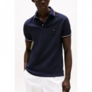 TOMMY HILFIGER - Tipped Slim Fit Polo - DW5 - F|MW0MW37346/DW5