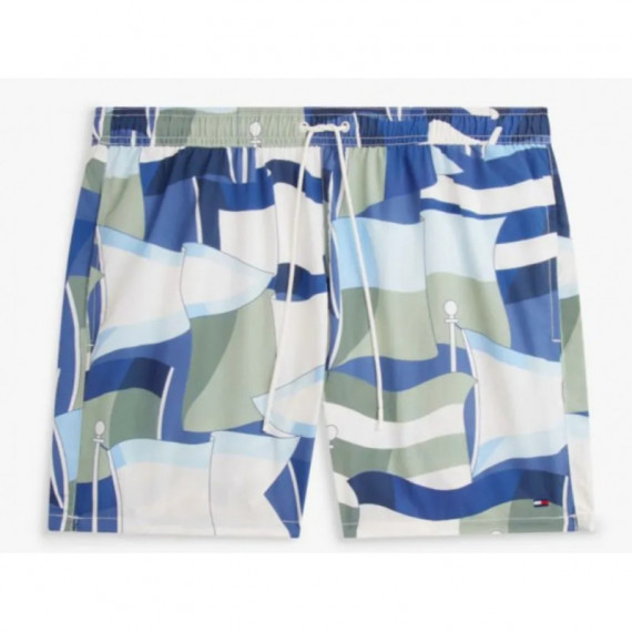 TOMMY HILFIGER - Medium Drawstring Print - 02R - F|UM0UM03491/02R