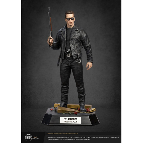 Terminator 2 Judgement Day Estatua 1/3 T-800 30TH Anniversary Signature Edition 69 Cm  DARKSIDE COLLECTIBLES STUDIO