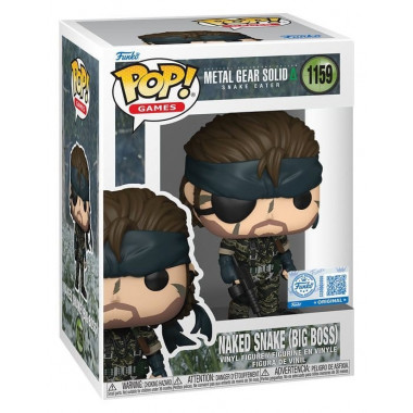 FUNKO Pop Naked Snake (big Boss) Metal Gear Solid 3 Exclusivo 1159